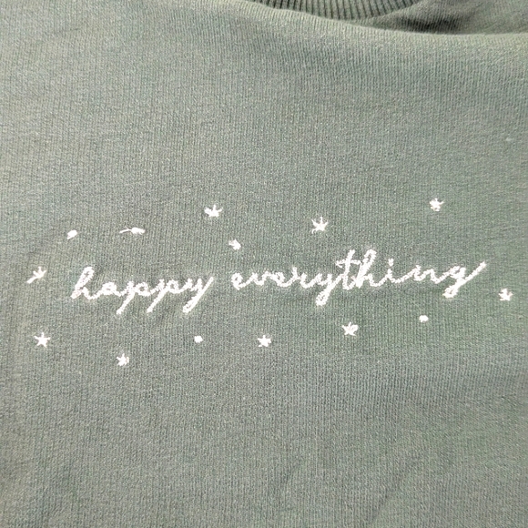 Polished Prints organic sweatshirt sage green size 18 MO - Picture 6 of 6